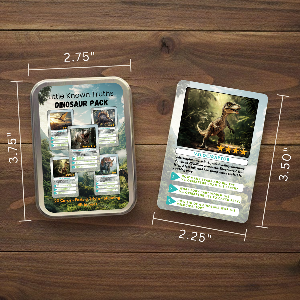 Dinosaur Trivia & Learning Cards