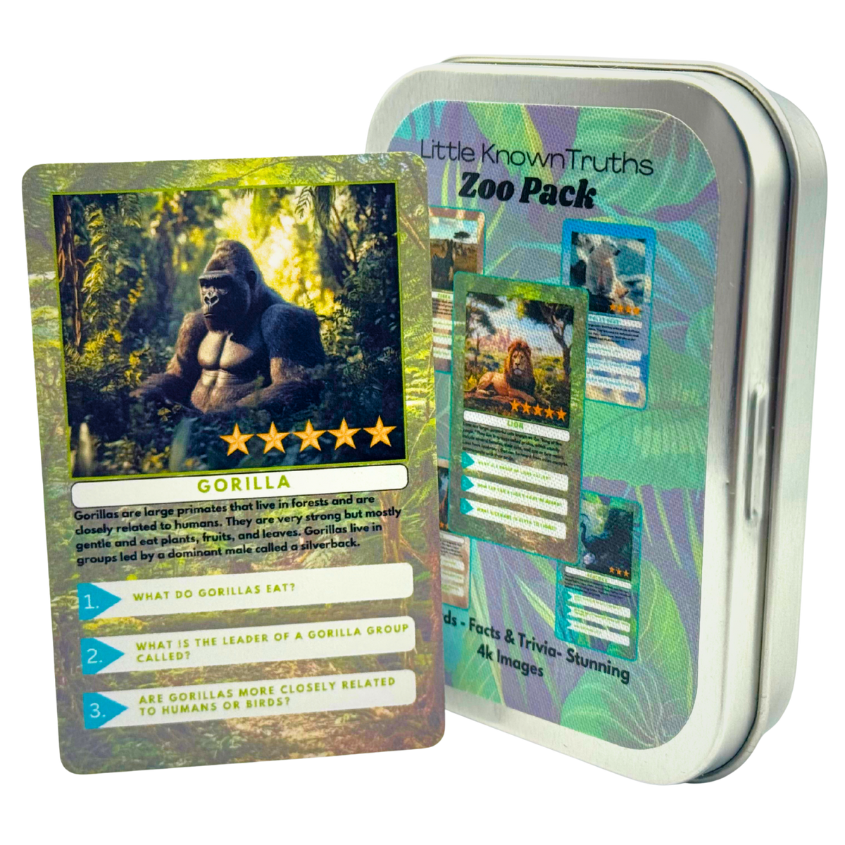 Zoo Trivia & Learning Cards